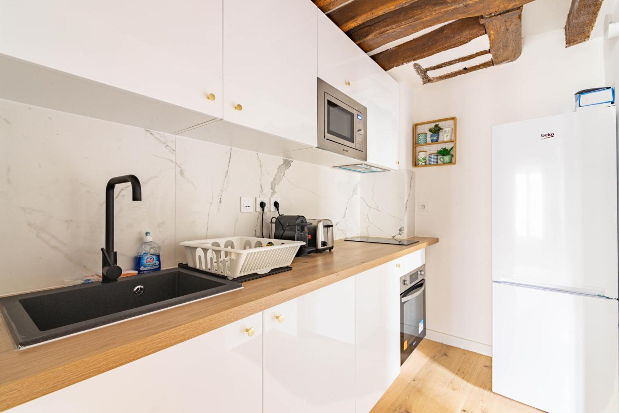 Appartement Quartier Fontaine Chatelet Les Halles Free Netflix Paris Exterior foto